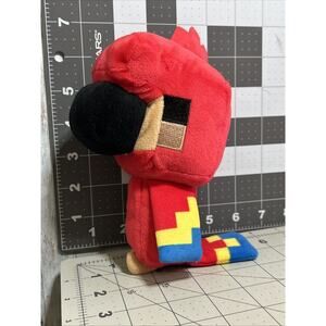 MINECRAFT Happy Explorer Parrot Plush Mojang JINX - 7" Stuffed Bird. No Tag